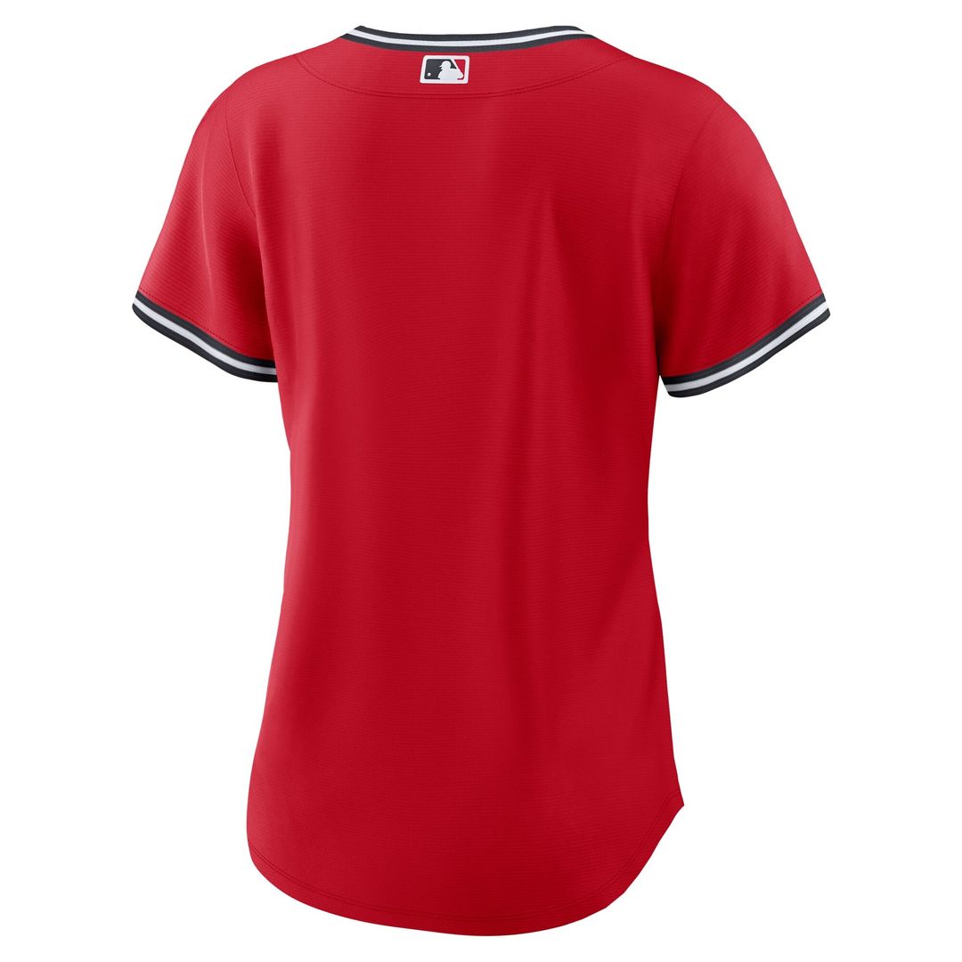 Cleveland Guardians Nike Women's Alternate 2 Replica Jersey - Red MLB Team Jersey Baseball Fan Apparel