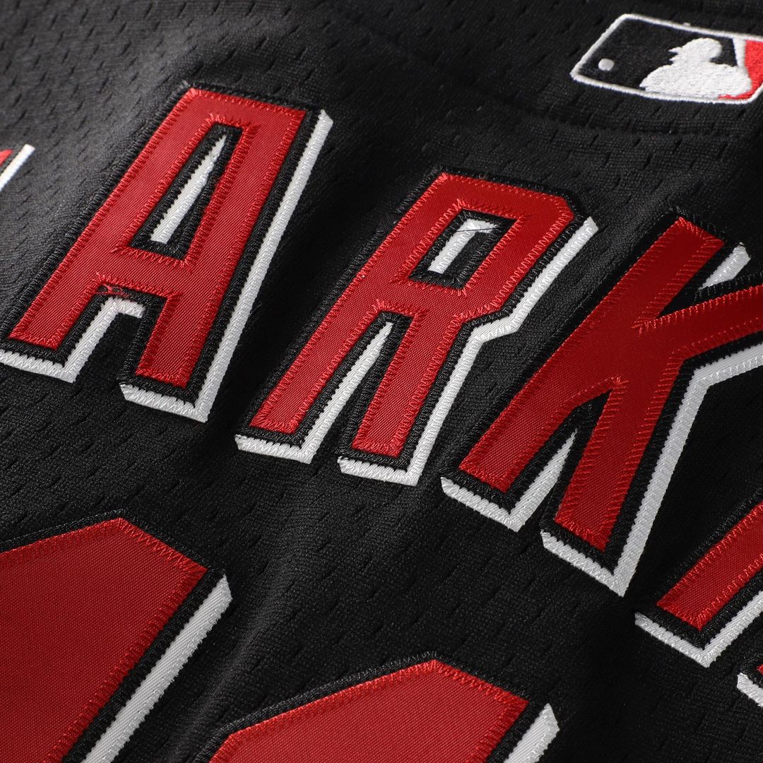 Cincinnati Reds Barry Larkin Mitchell & Ness Cooperstown Mesh Batting Practice Button - Up Jersey - Black MLB Team Jersey Baseball Fan Apparel