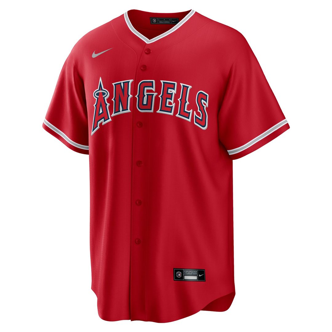 Los Angeles Angels Nike Alternate Replica Team Jersey - Red MLB Team Jersey Baseball Fan Apparel