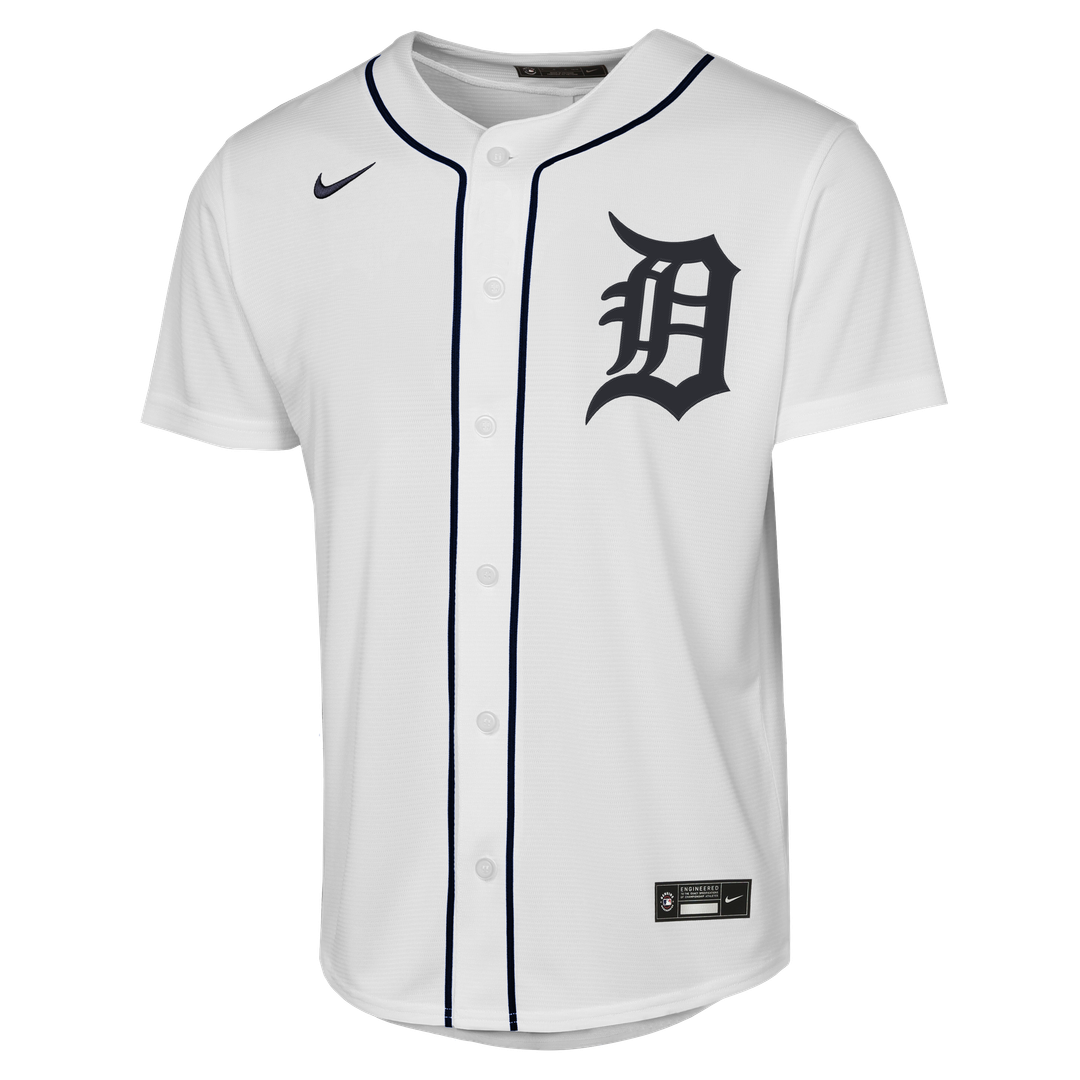 Detroit Tigers Kevin McGonigle Nike Youth Home Replica Jersey - White MLB Team Jersey Baseball Fan Apparel