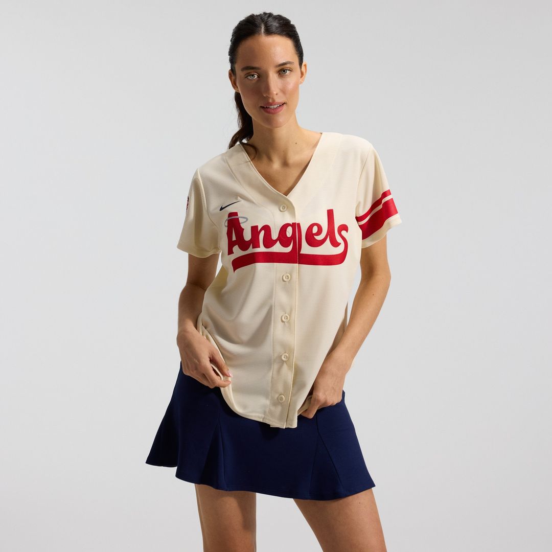 Los Angeles Angels Anthony Rendon Nike Women's City Connect Replica Player Jersey - Cream MLB Team Jersey Baseball Fan Apparel