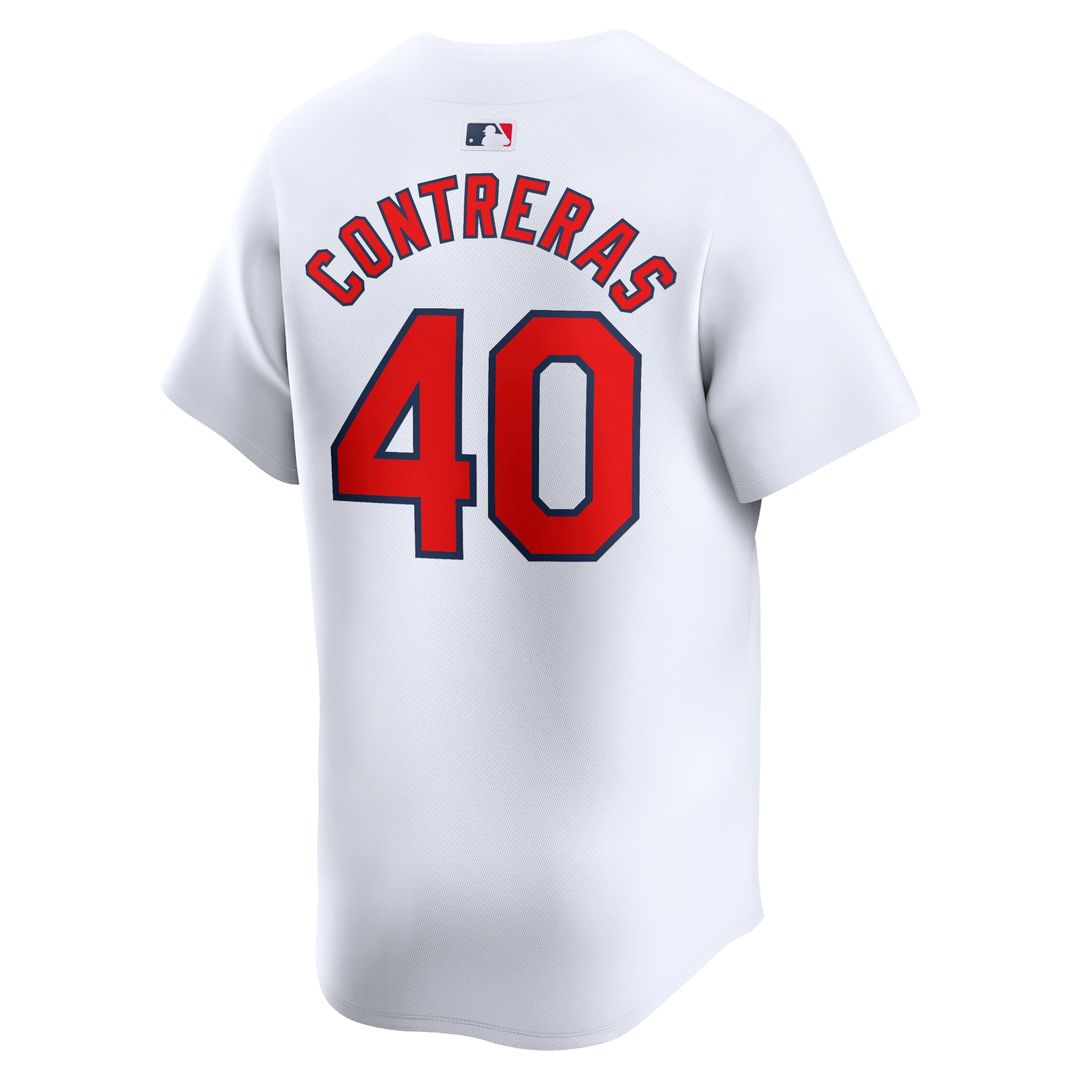 St. Louis Cardinals Willson Contreras Nike Home Limited Player Jersey - White MLB Team Jersey Baseball Fan Apparel