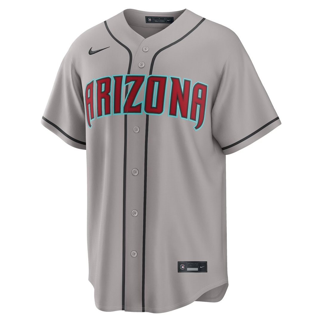 Arizona Diamondbacks Corbin Carroll Nike Alternate 2 Replica Jersey - Crimson MLB Team Jersey Baseball Fan Apparel