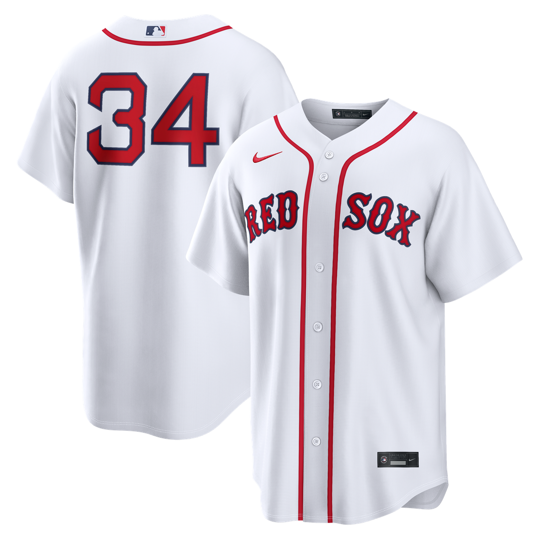 Boston Red Sox David Ortiz Nike Home Replica Jersey - White MLB Team Jersey Baseball Fan Apparel