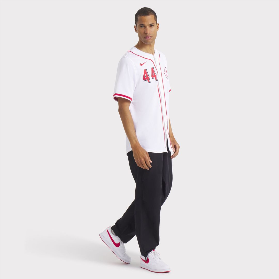 Cincinnati Reds Elly De La Cruz Nike Home Limited Player Jersey - White MLB Team Jersey Baseball Fan Apparel