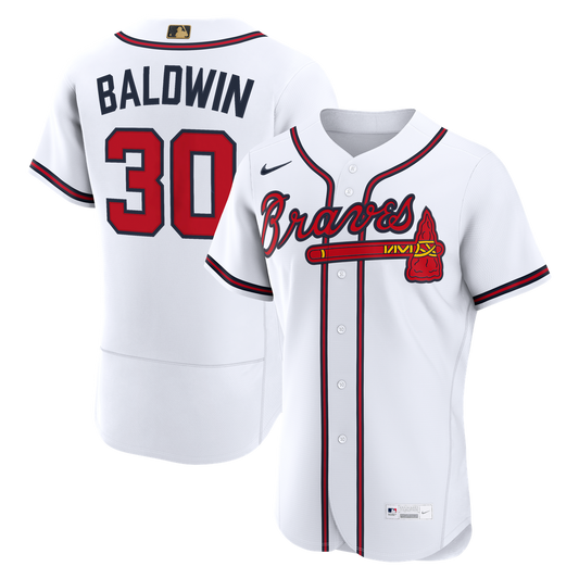 Atlanta Braves Drake Baldwin Nike MLB Awards Authentic Jersey - White MLB Team Jersey Baseball Fan Apparel