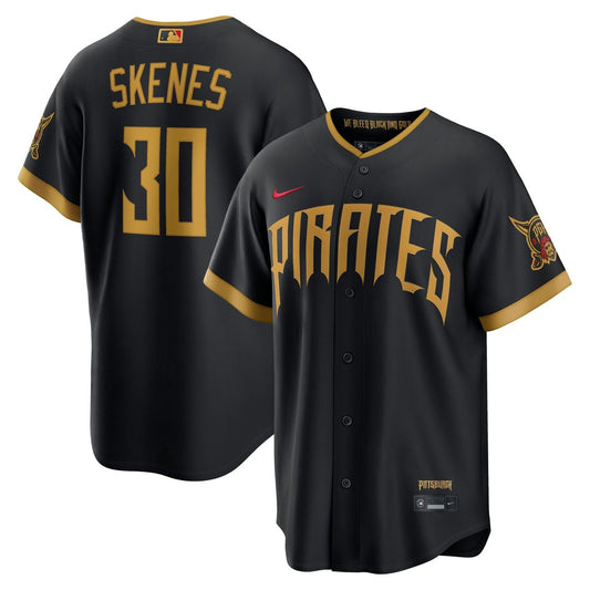 Pittsburgh Pirates Paul Skenes Nike 2026 City Connect Stadium Jersey - Black MLB Team Jersey Baseball Fan Apparel