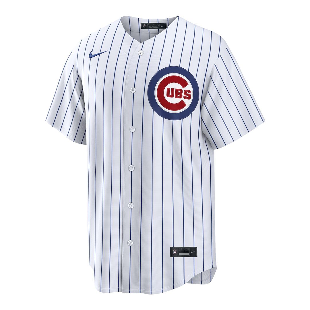 Chicago Cubs Carson Kelly Nike Home Replica Jersey - White MLB Team Jersey Baseball Fan Apparel