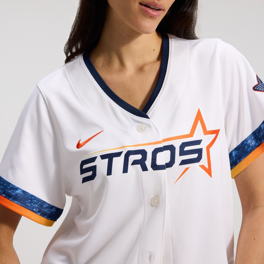 Houston Astros Nike Women's 2025 City Connect Limited Jersey - White MLB Team Jersey Baseball Fan Apparel