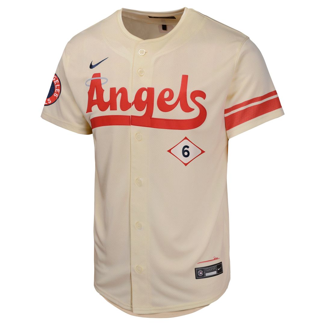 Los Angeles Angels Anthony Rendon Nike Youth City Connect Limited Player Jersey - Cream MLB Team Jersey Baseball Fan Apparel