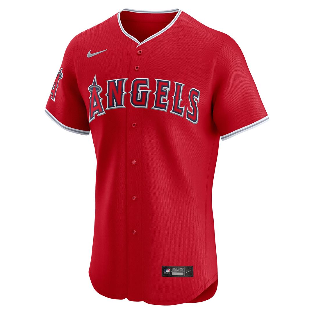 Los Angeles Angels Nike Home Elite Jersey - White MLB Team Jersey Baseball Fan Apparel