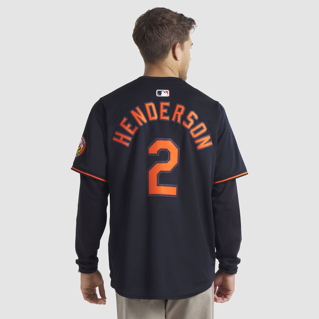 Baltimore Orioles Gunnar Henderson Nike Alternate Limited Player Jersey - Black MLB Team Jersey Baseball Fan Apparel