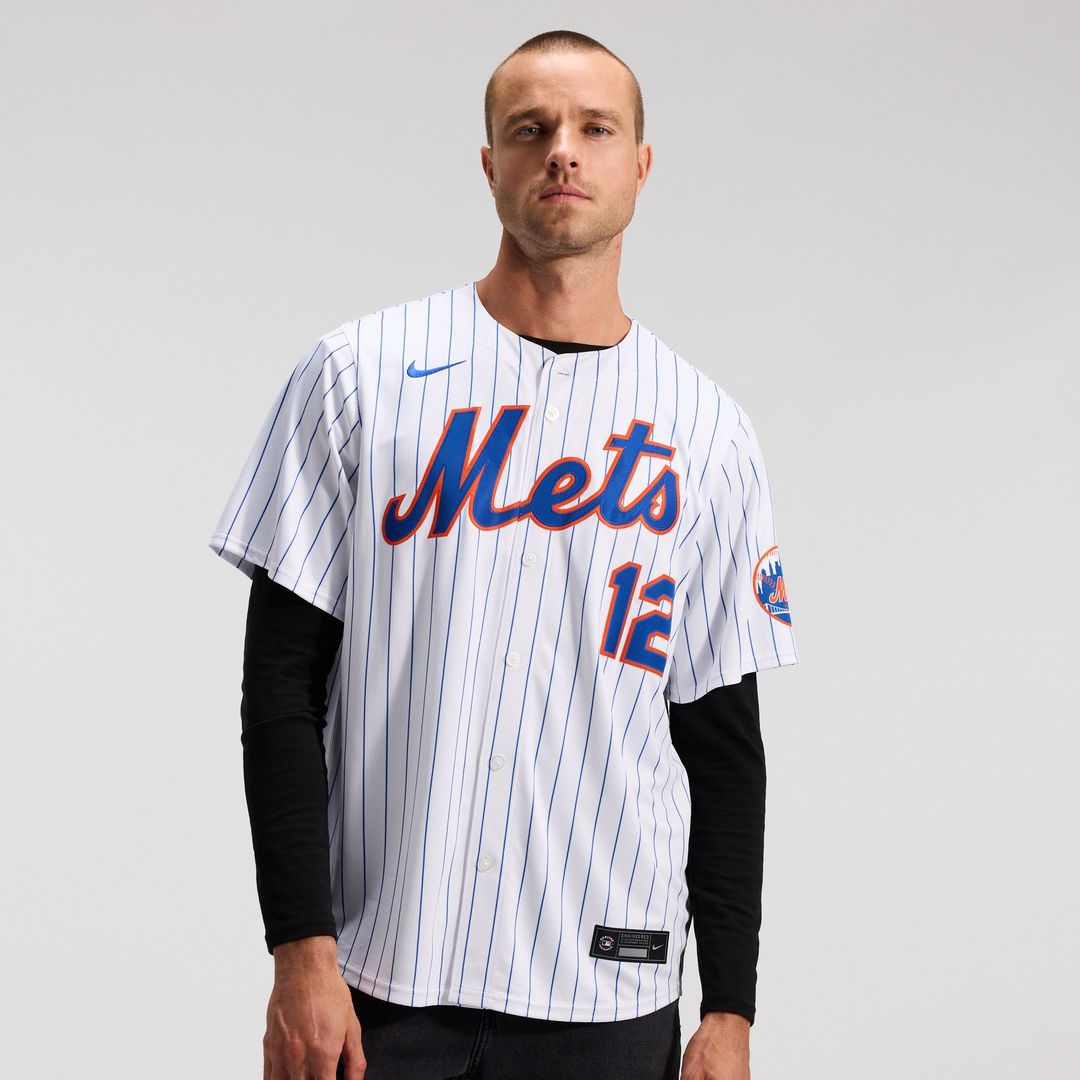 New York Mets Francisco Lindor Nike Alternate Limited Jersey - Black MLB Team Jersey Baseball Fan Apparel