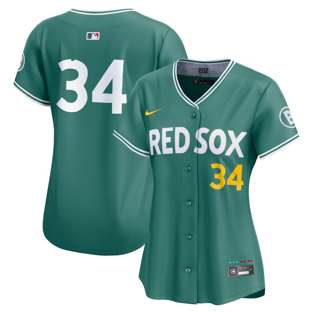Boston Red Sox David Ortiz Nike Women's 2025 City Connect Limited Retired Player Jersey - Green MLB Team Jersey Baseball Fan Apparel
