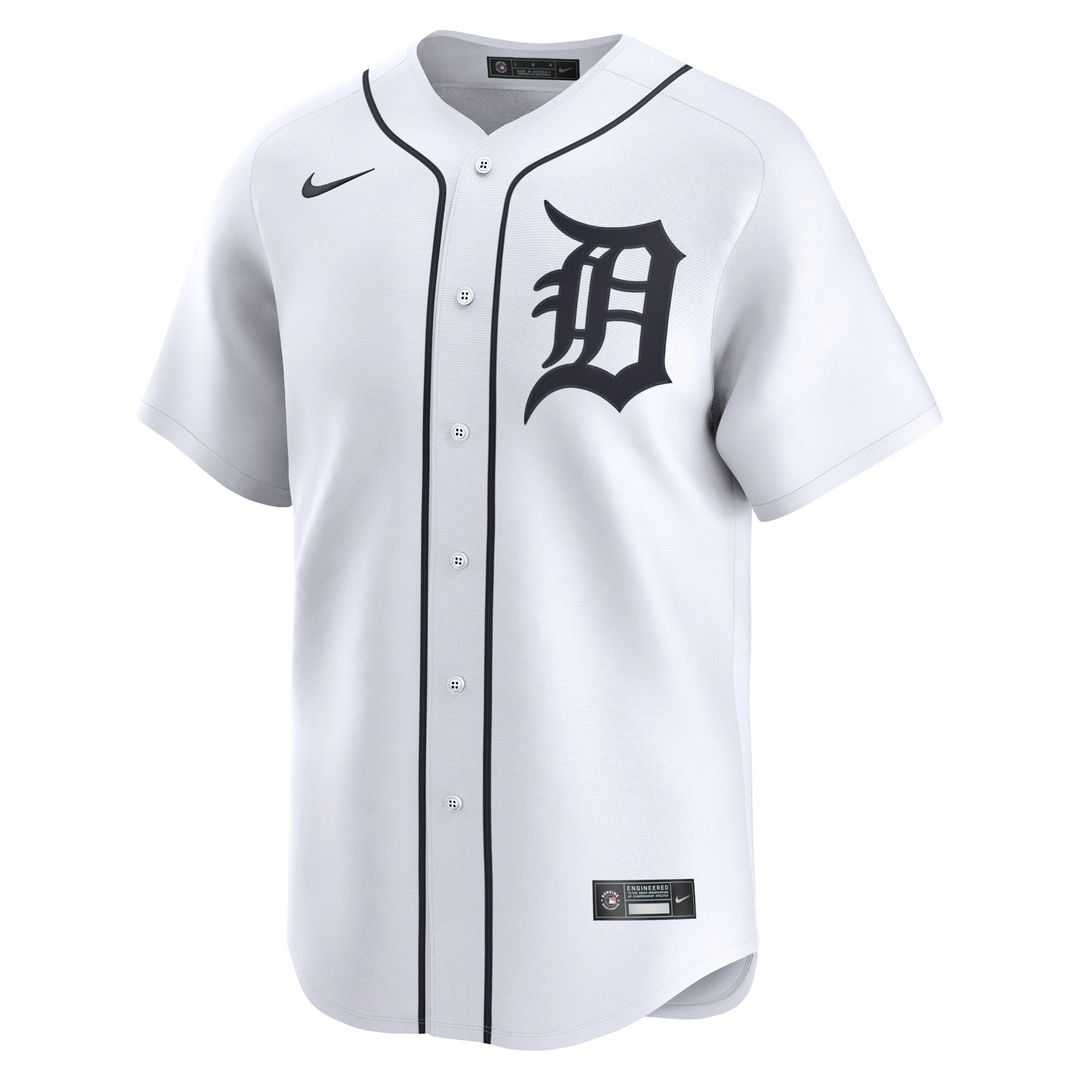 Detroit Tigers Spencer Torkelson Nike Youth Home Limited Player Jersey - White MLB Team Jersey Baseball Fan Apparel