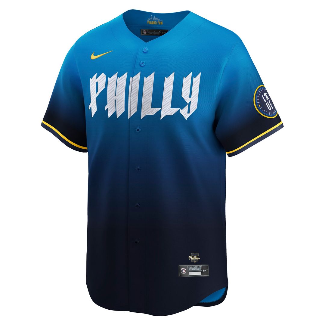 Philadelphia Phillies J.T. Realmuto Nike City Connect Limited Jersey - Navy MLB Team Jersey Baseball Fan Apparel