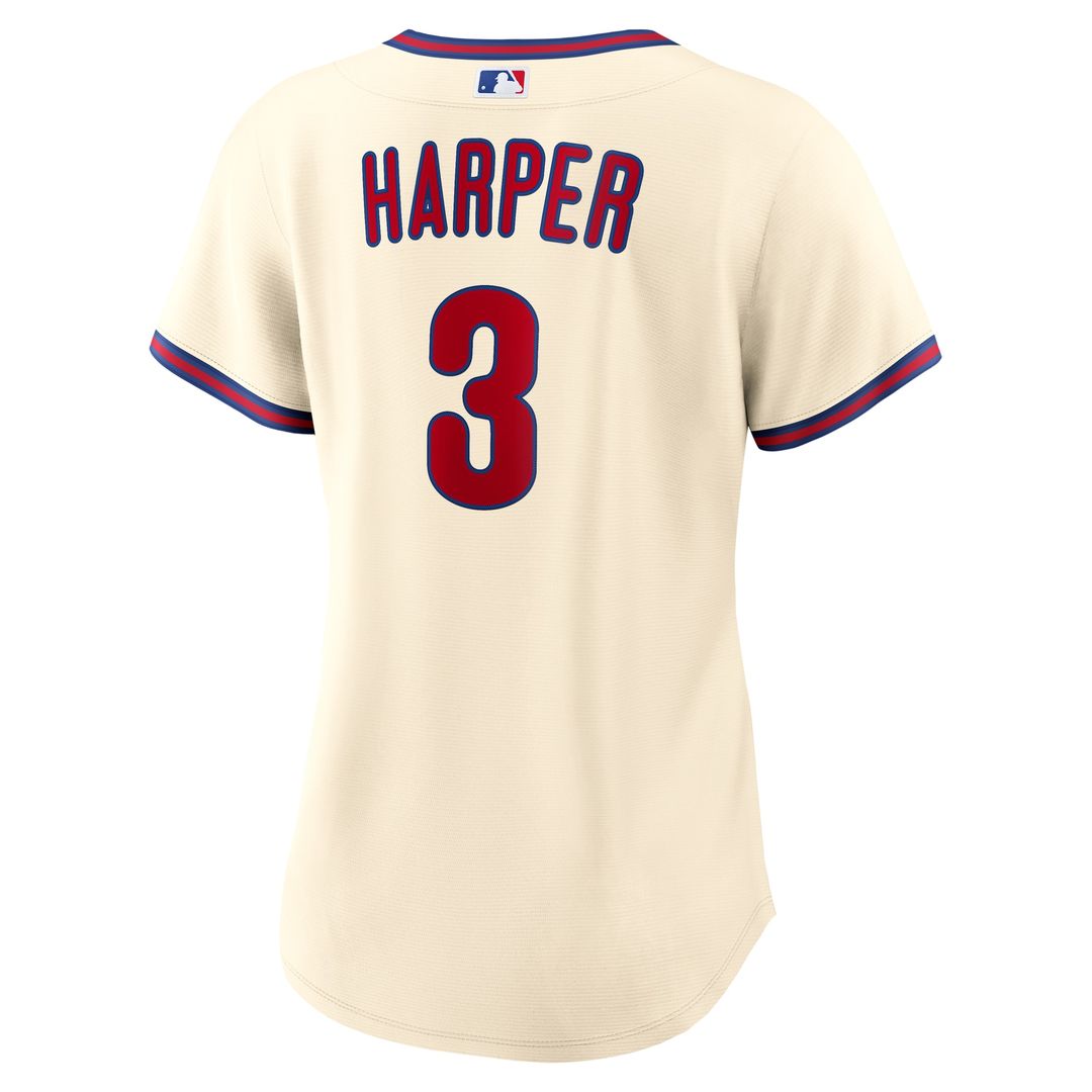 Philadelphia Phillies Bryce Harper Nike Women's Home Replica Jersey - White MLB Team Jersey Baseball Fan Apparel