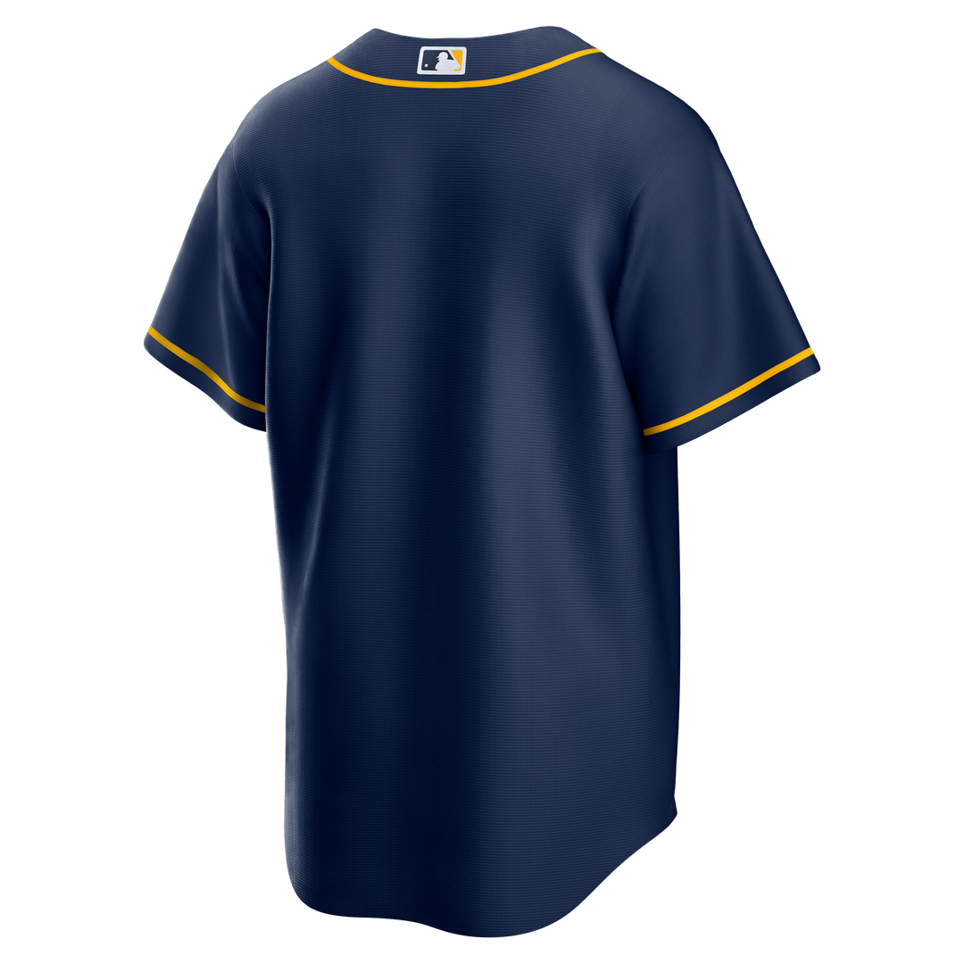 Milwaukee Brewers Nike Alternate Replica Team Jersey - Navy MLB Team Jersey Baseball Fan Apparel