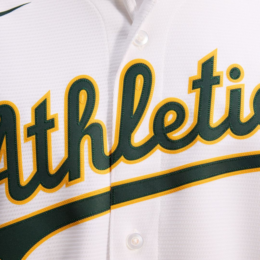 Athletics Nike Home Replica Team Jersey - White MLB Team Jersey Baseball Fan Apparel