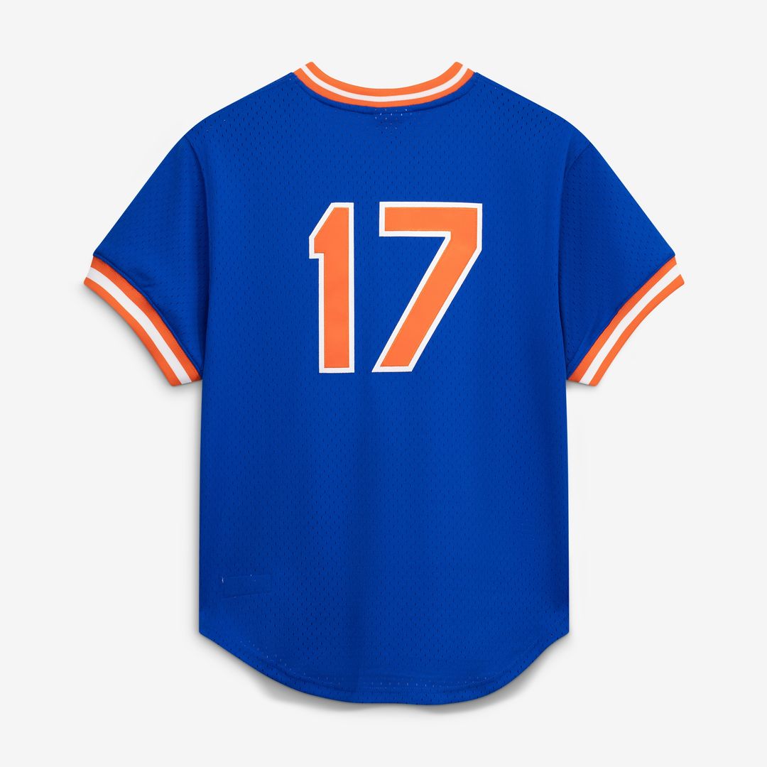 New York Mets Keith Hernandez Mitchell & Ness Authentic Batting Practice Jersey - Royal MLB Team Jersey Baseball Fan Apparel