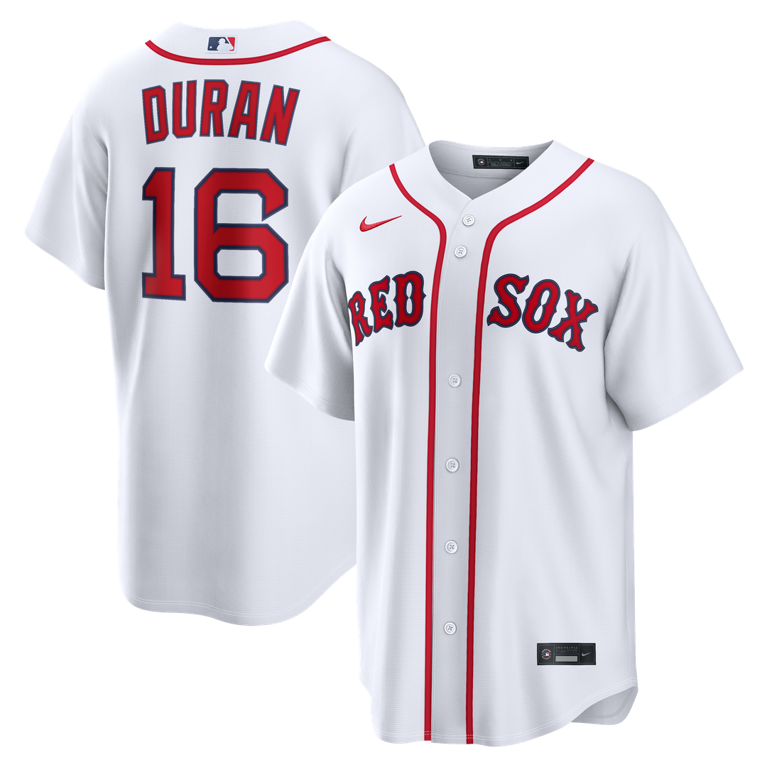 Boston Red Sox Jarren Duran Nike Home Replica Jersey - White MLB Team Jersey Baseball Fan Apparel