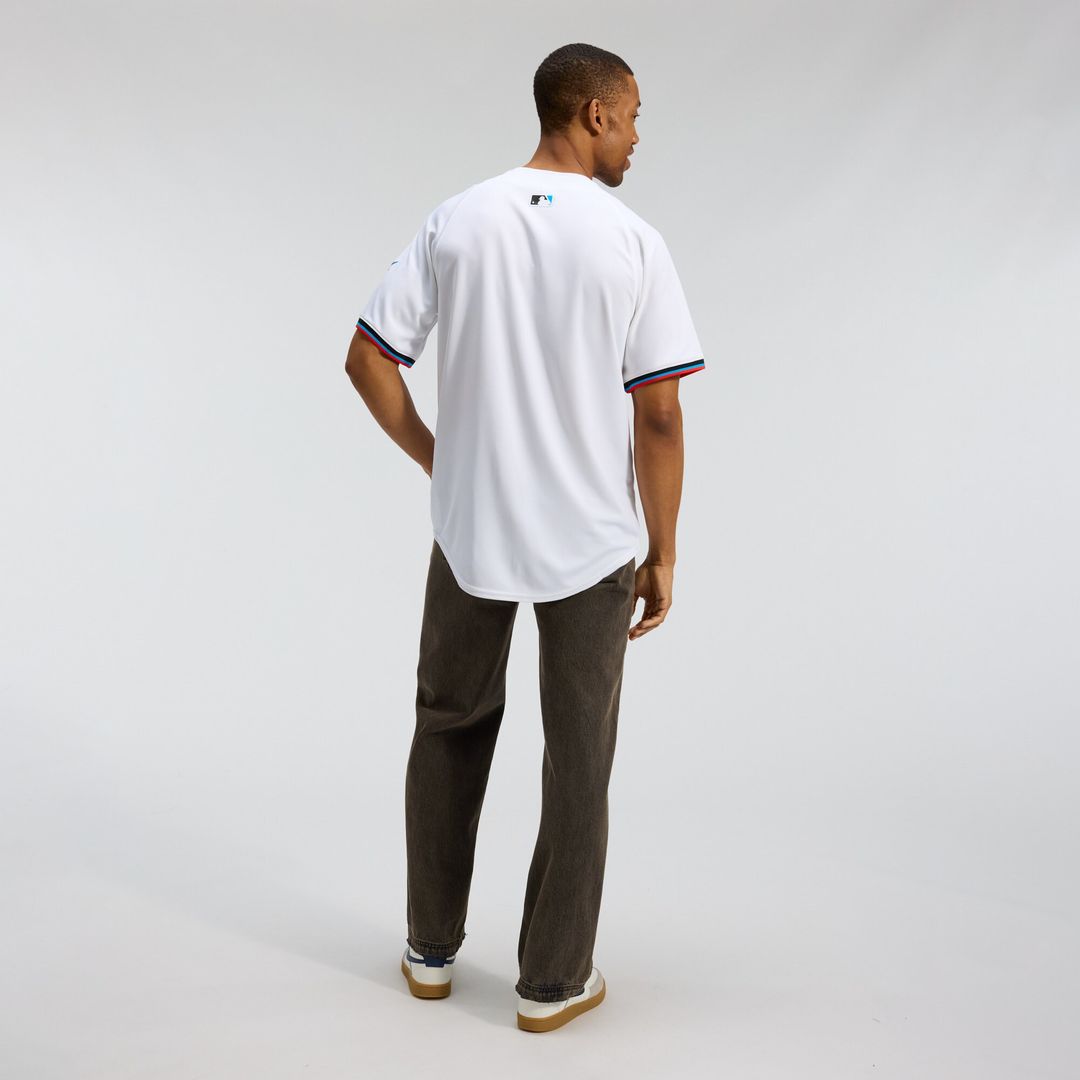 Miami Marlins Nike Home Limited Jersey - White MLB Team Jersey Baseball Fan Apparel