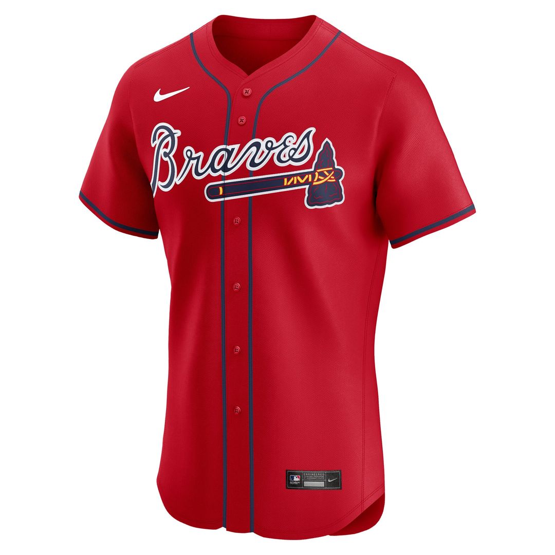 Atlanta Braves Nike Home Elite Jersey - White MLB Team Jersey Baseball Fan Apparel