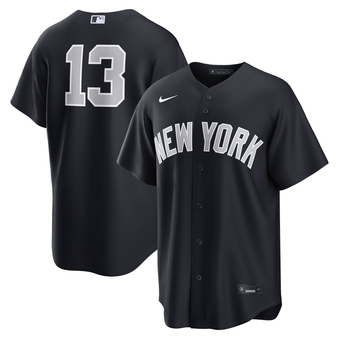 New York Yankees Jazz Chisholm Jr. Nike Road Replica Jersey - Gray MLB Team Jersey Baseball Fan Apparel