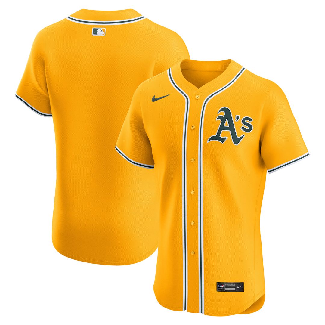 Athletics Nike Home Elite Jersey - White MLB Team Jersey Baseball Fan Apparel