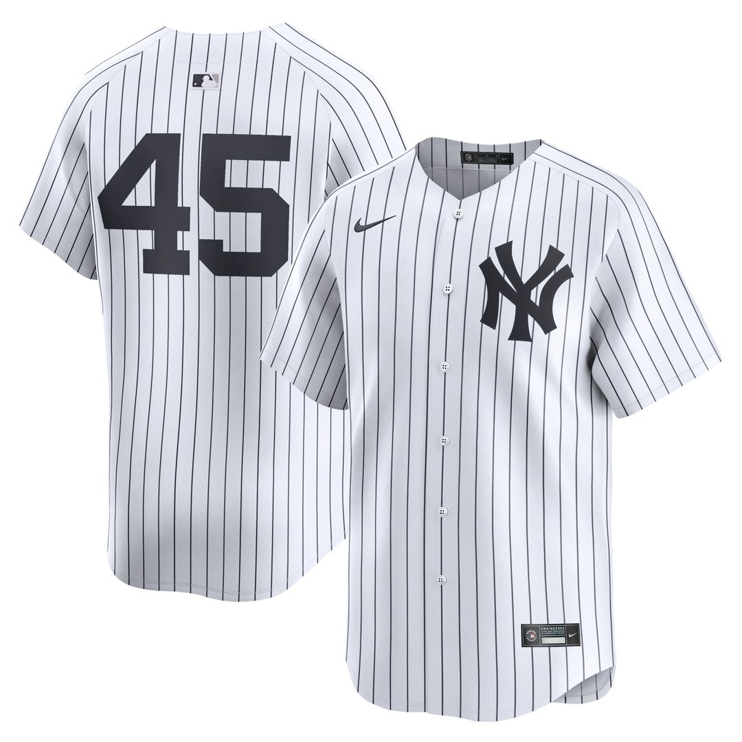 New York Yankees Gerrit Cole Nike Home Limited Player Jersey - White MLB Team Jersey Baseball Fan Apparel