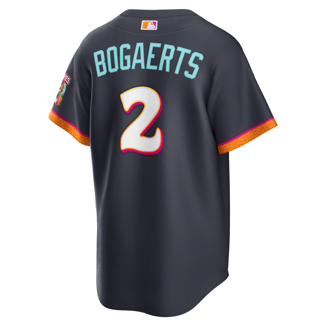 San Diego Padres Xander Bogaerts Nike 2026 City Connect Stadium Jersey - Obsidian MLB Team Jersey Baseball Fan Apparel