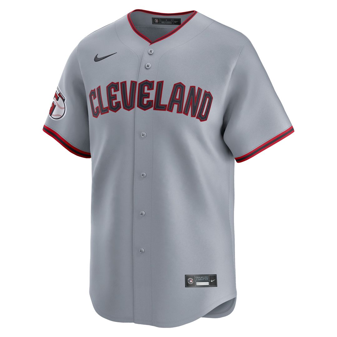 Cleveland Guardians Nike Road Limited Jersey - Gray MLB Team Jersey Baseball Fan Apparel