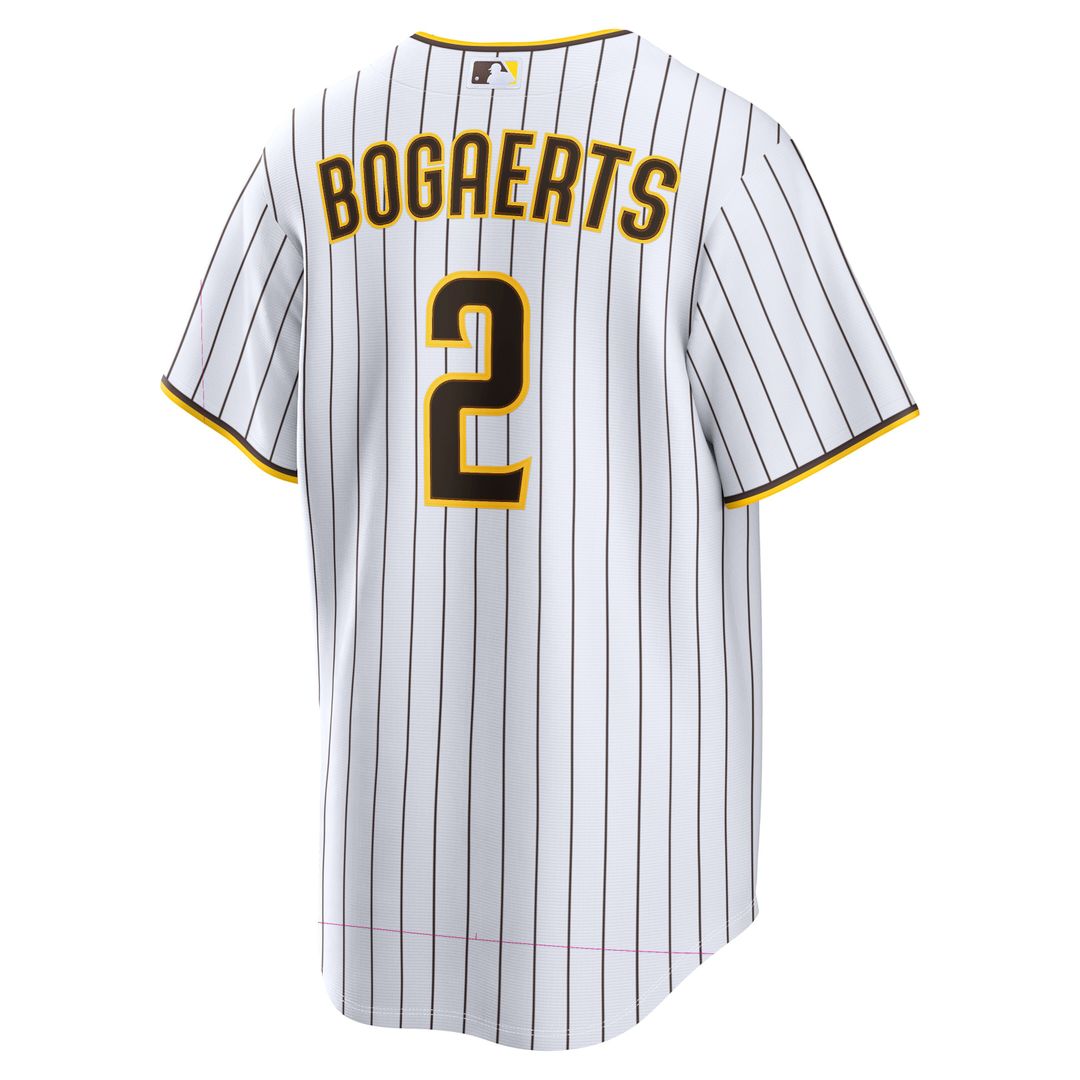 San Diego Padres Xander Bogaerts Nike Home Replica Jersey - White MLB Team Jersey Baseball Fan Apparel