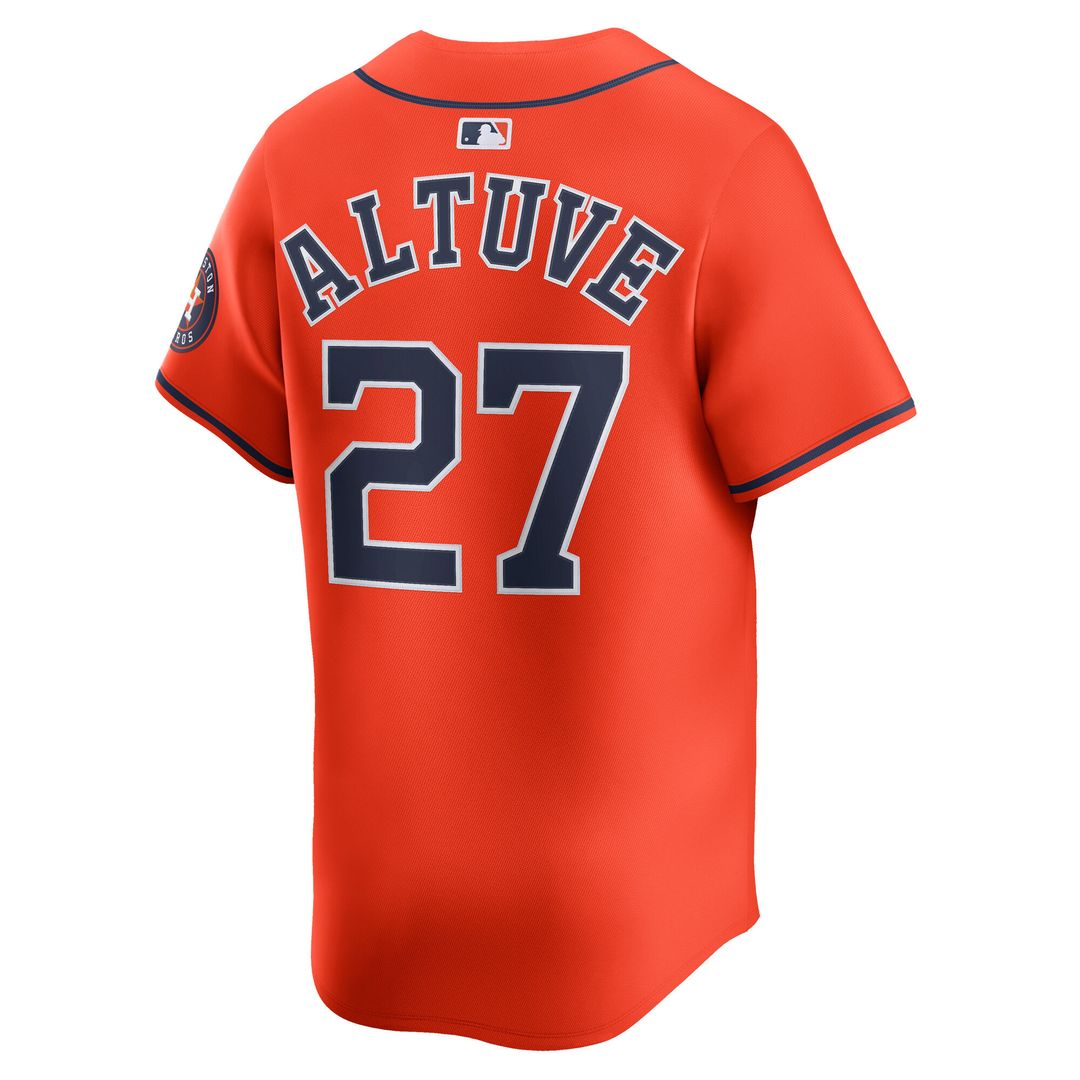 Houston Astros Jose Altuve Nike Road Limited Player Jersey - Gray MLB Team Jersey Baseball Fan Apparel