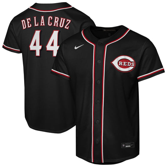 Cincinnati Reds Elly De La Cruz Nike Youth Fashion Replica Player Jersey - Black MLB Team Jersey Baseball Fan Apparel