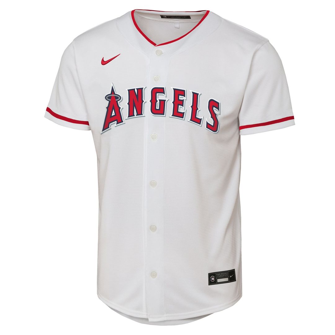 Los Angeles Angels Mike Trout Nike Youth Home Replica Player Jersey - White MLB Team Jersey Baseball Fan Apparel