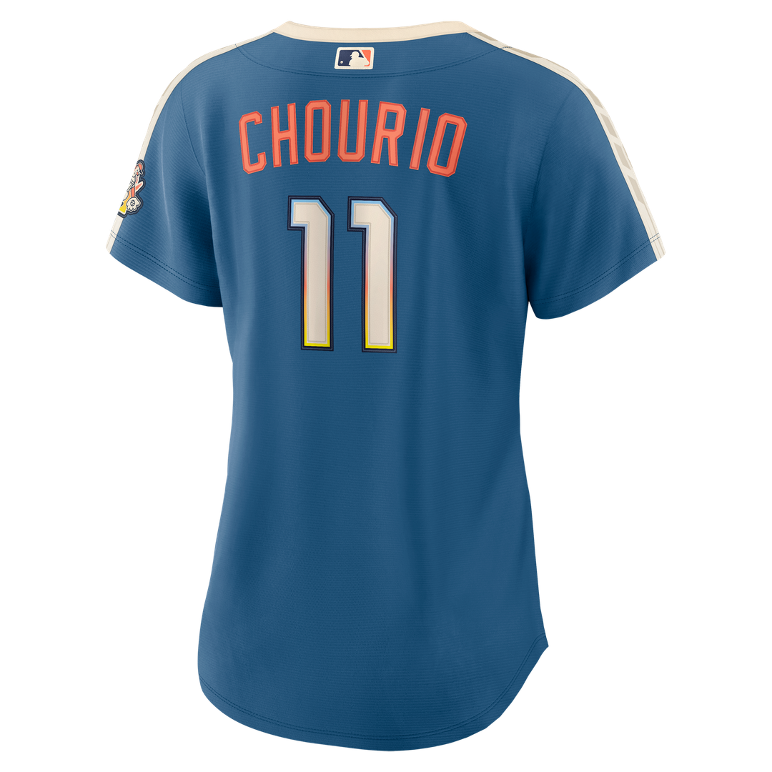 Milwaukee Brewers Jackson Chourio Nike Women's 2026 City Connect Stadium Jersey - Mineral Blue MLB Team Jersey Baseball Fan Apparel