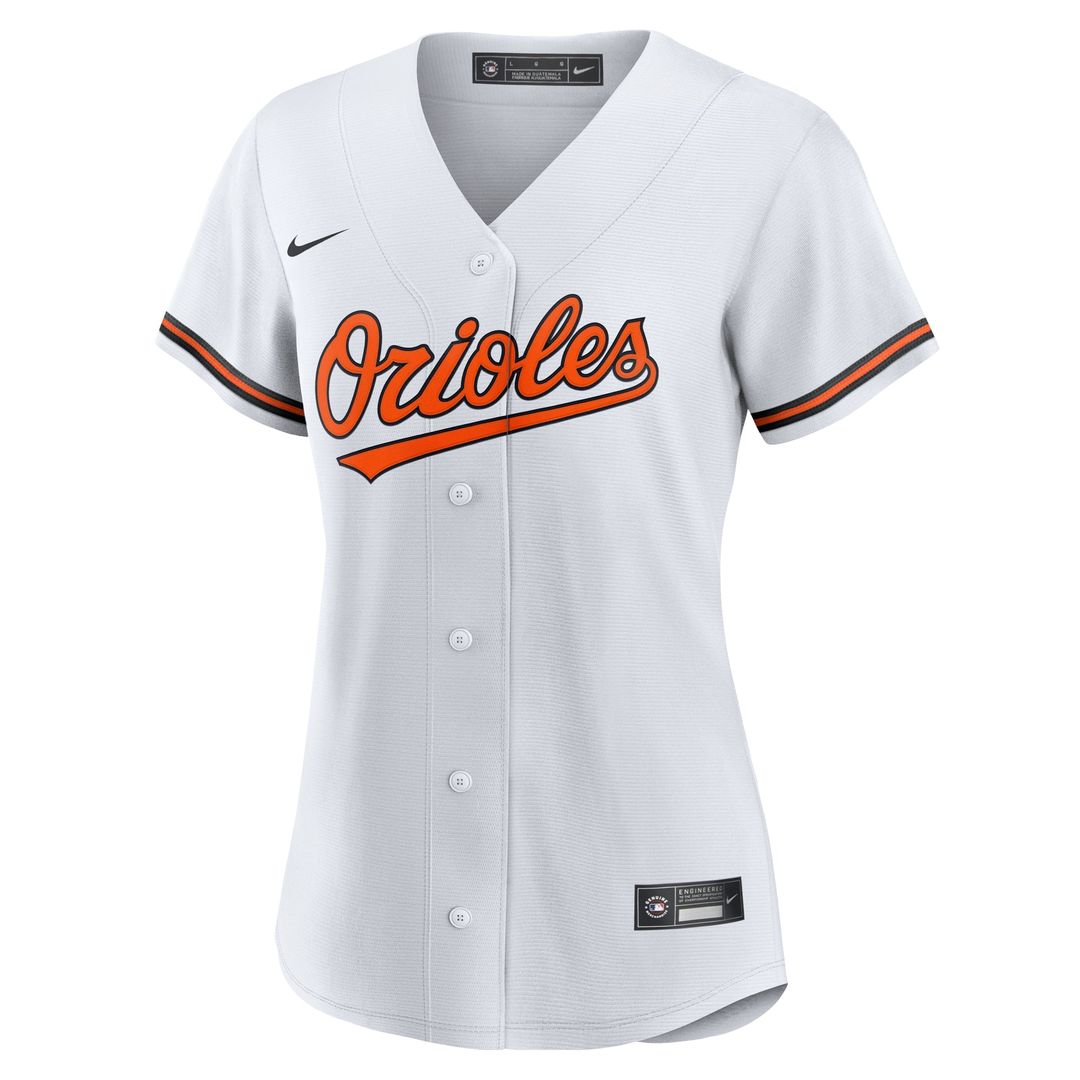Baltimore Orioles Colton Cowser Nike Women's Home Replica Jersey - White MLB Team Jersey Baseball Fan Apparel