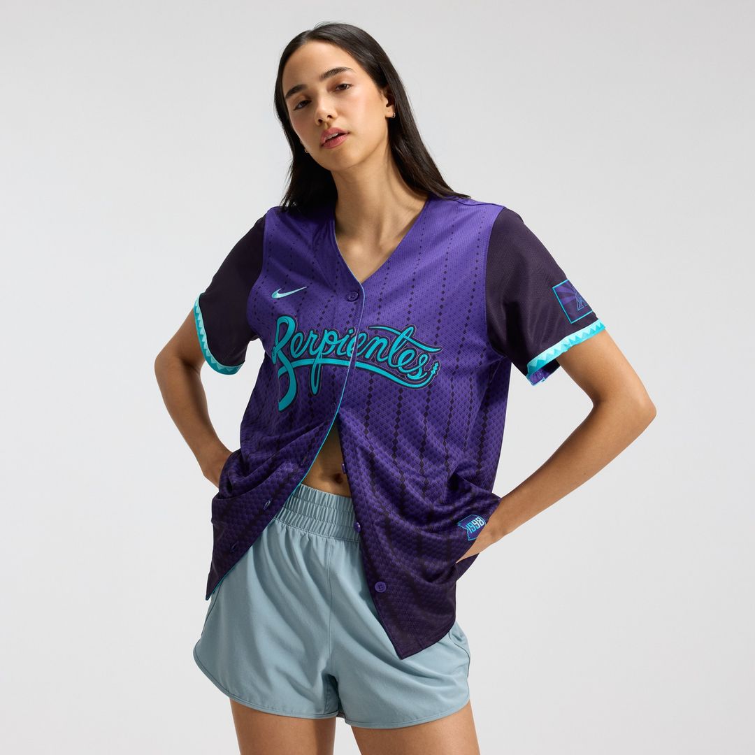 Arizona Diamondbacks Corbin Carroll Nike Women's 2025 City Connect Limited Player Jersey - Purple MLB Team Jersey Baseball Fan Apparel