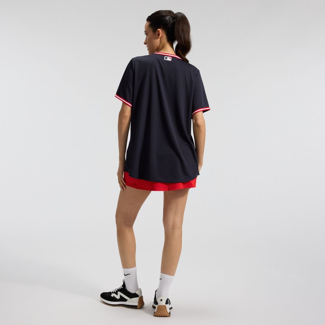 Cleveland Guardians Nike Women's Alternate 2 Replica Jersey - Red MLB Team Jersey Baseball Fan Apparel