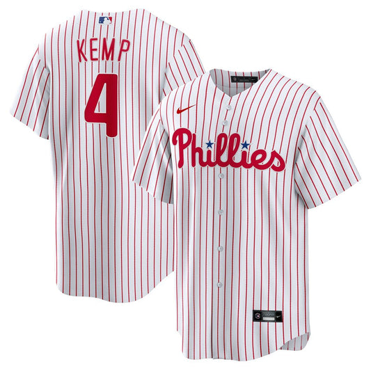 Philadelphia Phillies Otto Kemp Nike Home Replica Jersey - White MLB Team Jersey Baseball Fan Apparel