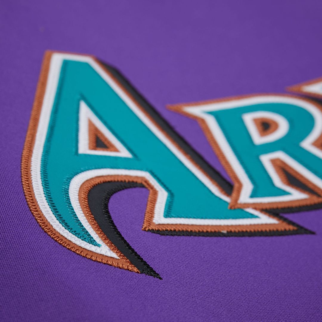 Arizona Diamondbacks Randy Johnson Mitchell & Ness 2000 Throwback Authentic Jersey - Purple MLB Team Jersey Baseball Fan Apparel