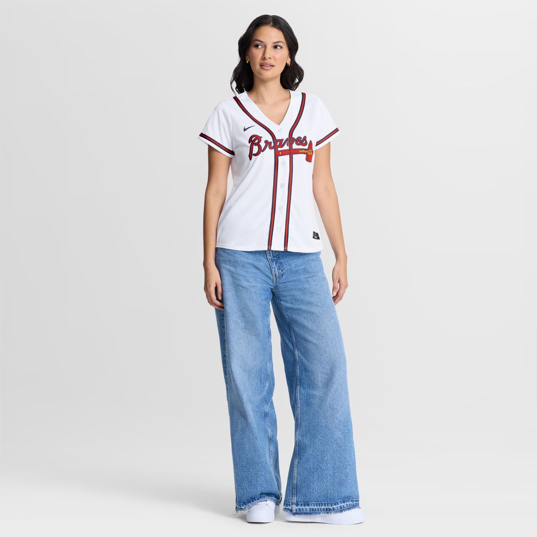 Atlanta Braves Drake Baldwin Nike Women's Home Replica Jersey - White MLB Team Jersey Baseball Fan Apparel