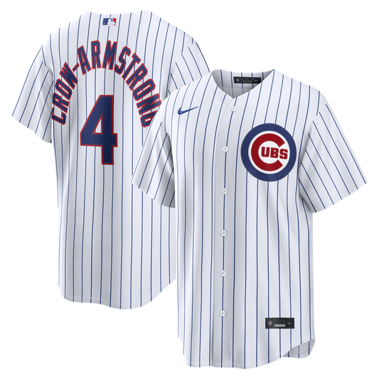 Chicago Cubs Pete Crow - Armstrong Nike Home Replica Jersey - White MLB Team Jersey Baseball Fan Apparel