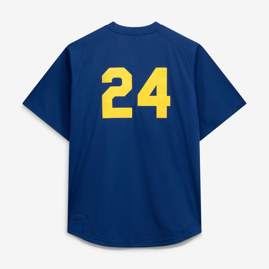 Seattle Mariners Ken Griffey Jr. Mitchell & Ness Big & Tall Cooperstown Mesh Batting Practice Jersey - Royal MLB Team Jersey Baseball Fan Apparel