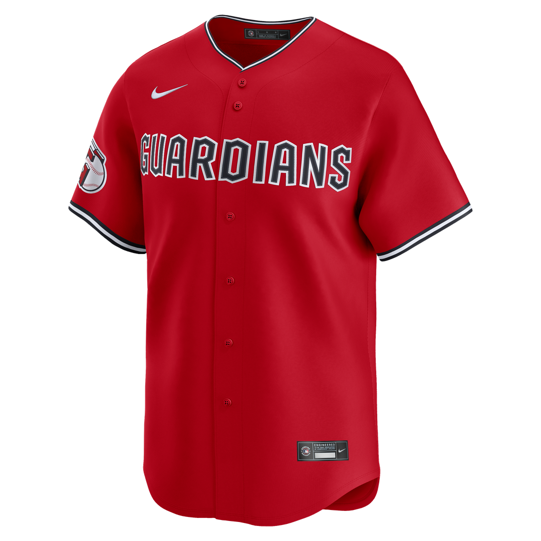 Cleveland Guardians Nike Alternate Limited Jersey - Red MLB Team Jersey Baseball Fan Apparel