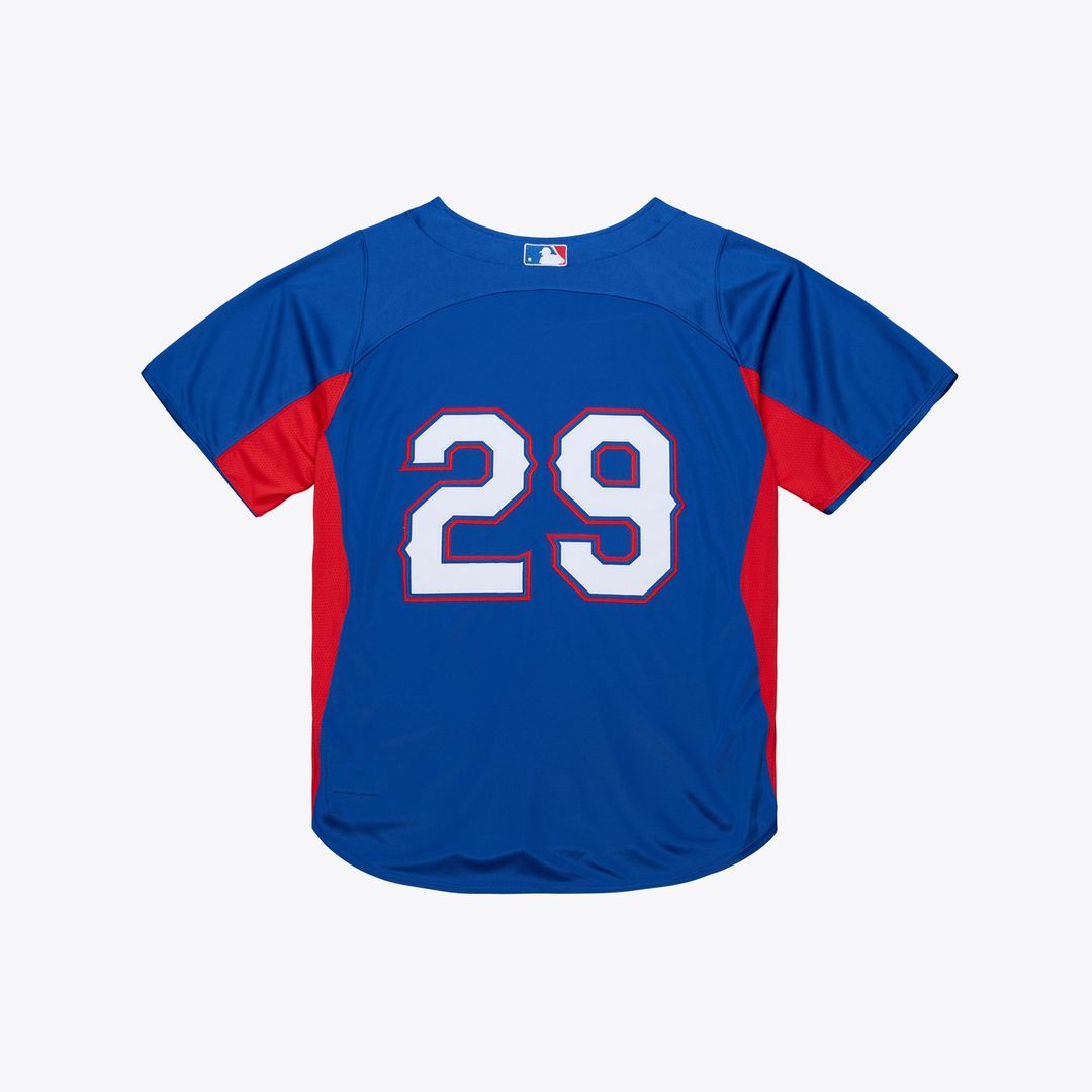 Texas Rangers Adrian Beltre Mitchell & Ness Cooperstown Mesh Batting Practice Button - Up Jersey - Royal MLB Team Jersey Baseball Fan Apparel