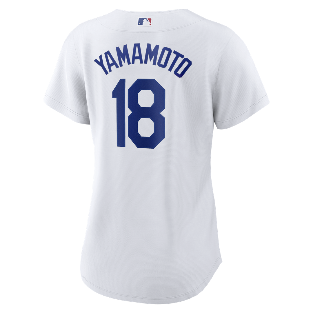 Los Angeles Dodgers Yoshinobu Yamamoto Nike Women's Replica Jersey - White MLB Team Jersey Baseball Fan Apparel