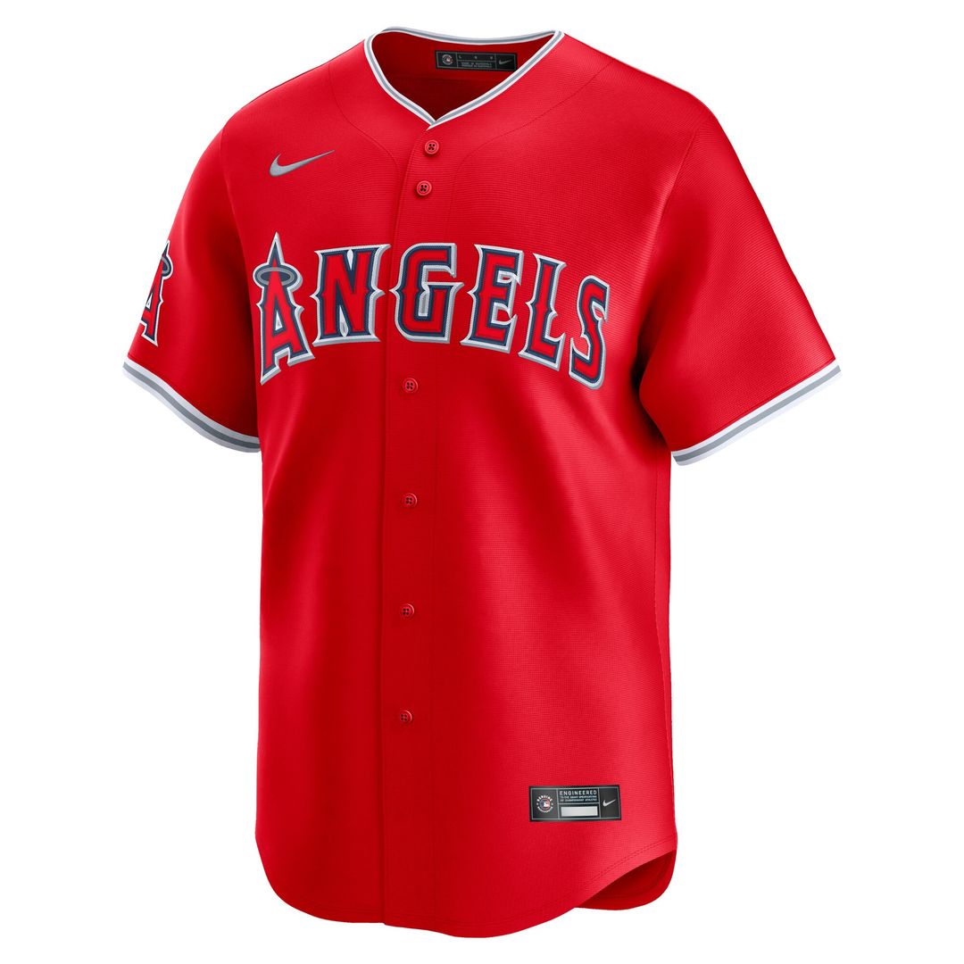 Los Angeles Angels Nike Home Limited Jersey - White MLB Team Jersey Baseball Fan Apparel