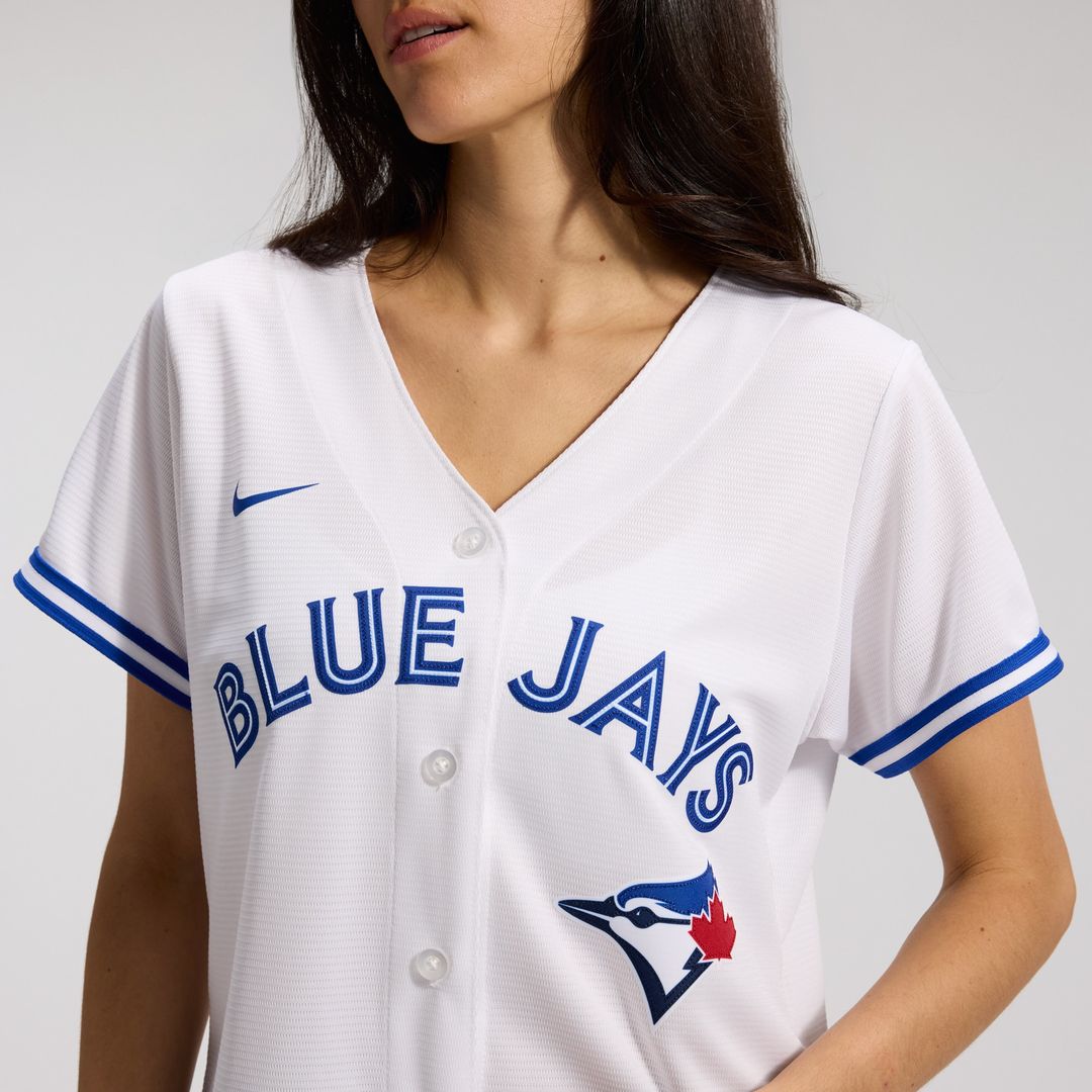 Toronto Blue Jays Vladimir Guerrero Jr. Nike Women's Home Replica Player Jersey - White MLB Team Jersey Baseball Fan Apparel